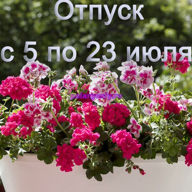 ..ОТПУСК с 5-23.07